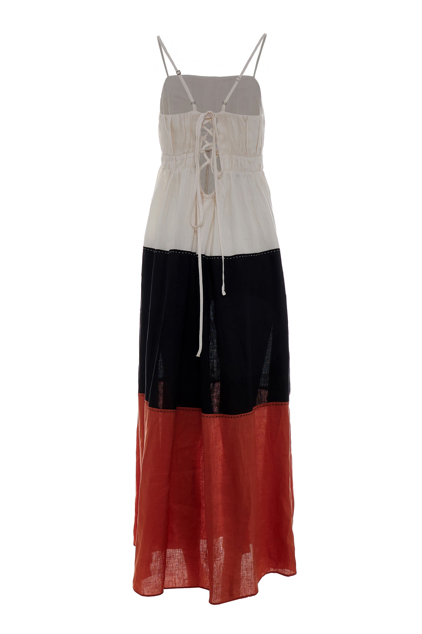 Devotion Twins | Noa Long Dress - Black/Terracotta