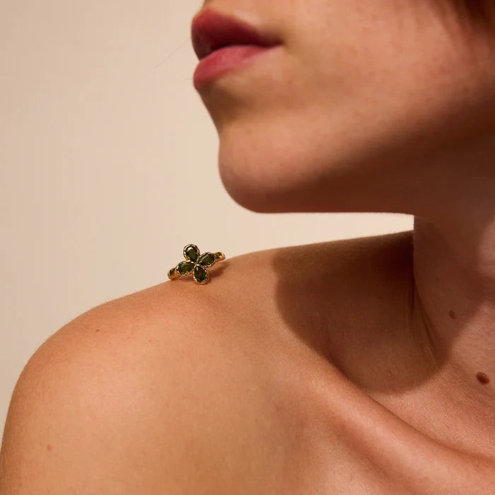 Agapée | Fausta Ring - Green