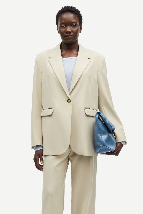 Samsøe Samsøe | Haven Blazer - White Pepper