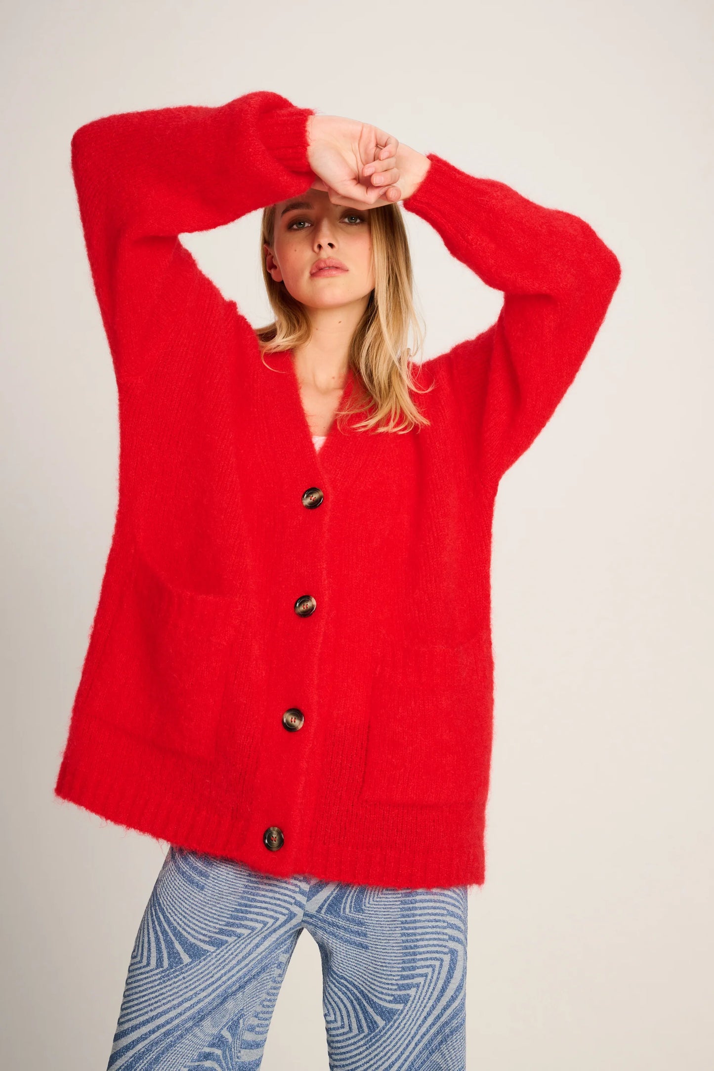 Les Tricots D'o | Charlie Cardigan - Red