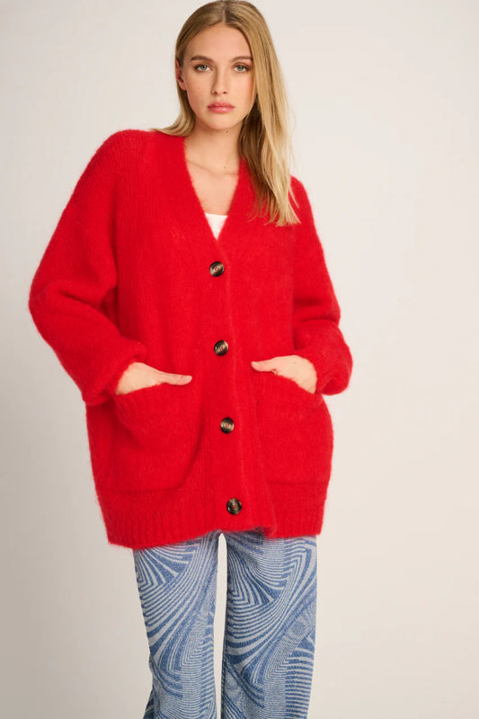 Les Tricots D'o | Charlie Cardigan - Red
