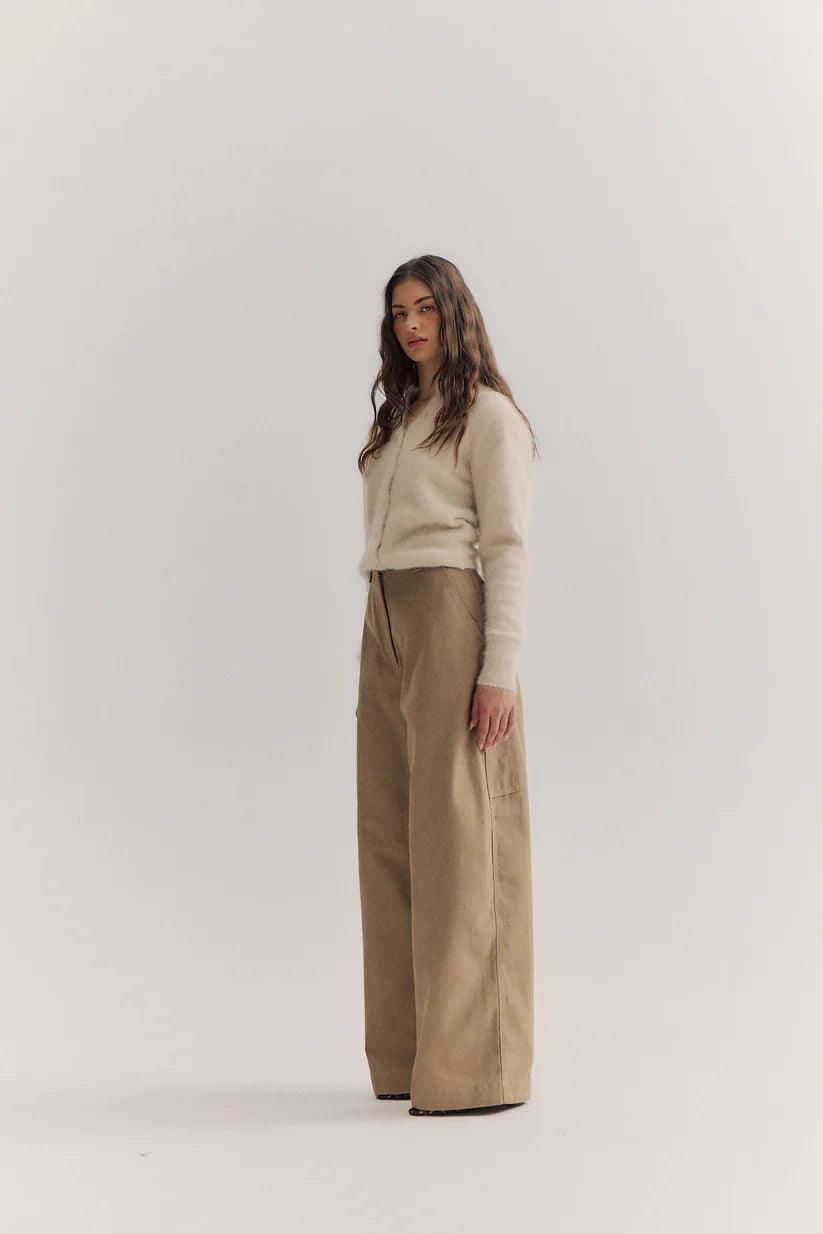 World of Nomads | Bella Cashmere Cardigan - Oatmeal
