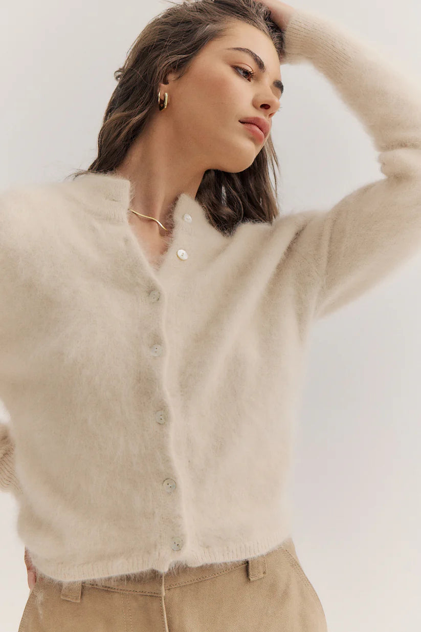 World of Nomads | Bella Cashmere Cardigan - Oatmeal
