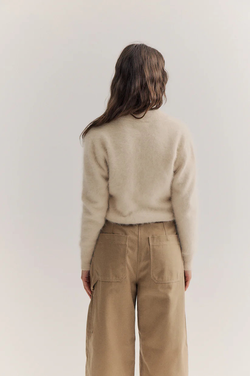 World of Nomads | Bella Cashmere Cardigan - Oatmeal