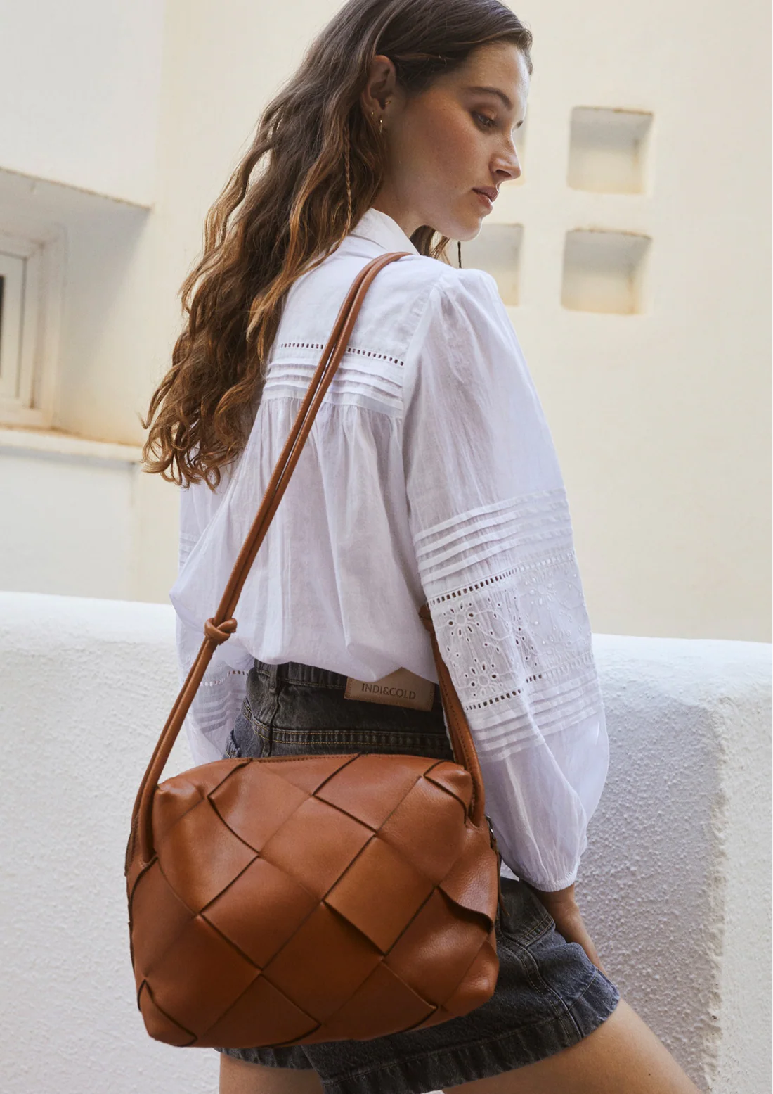 Indi & Cold | Embroidered Blouse - White