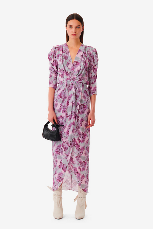 IRO Paris | Opara Long Printed Dress - Purple
