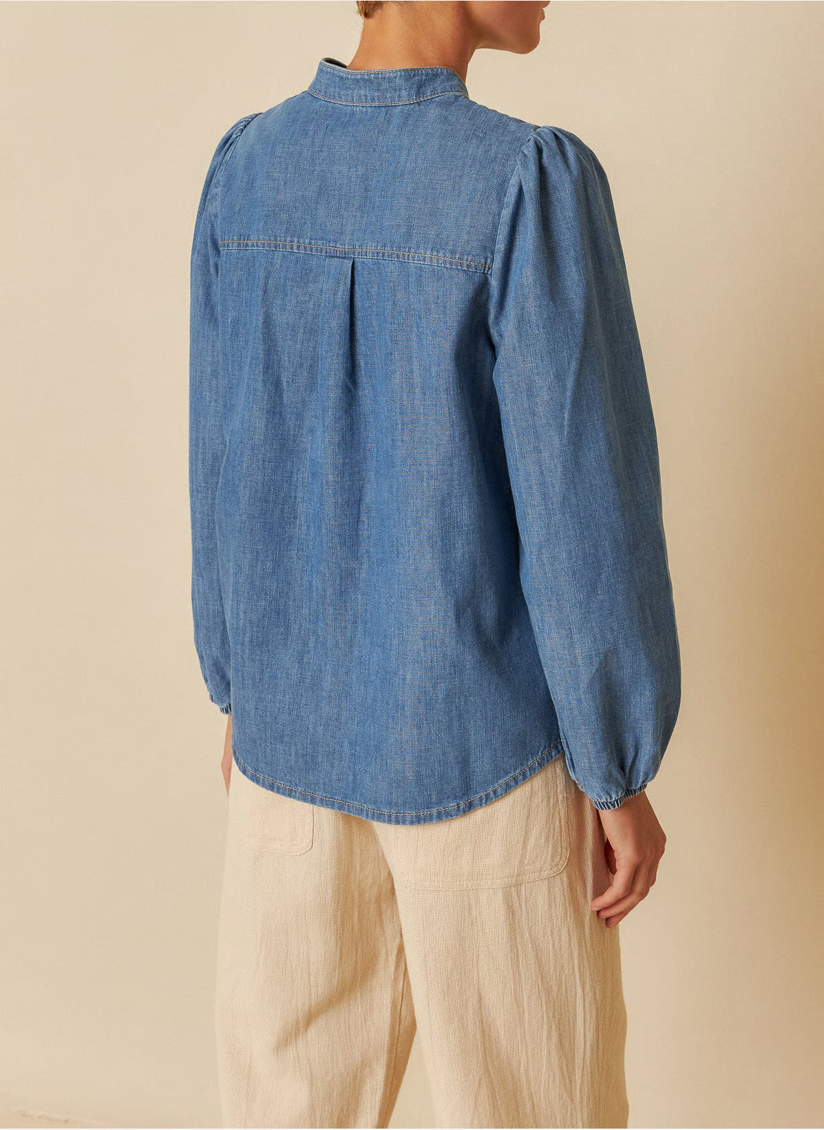 Indi & Cold | Denim Blouse - Indigo