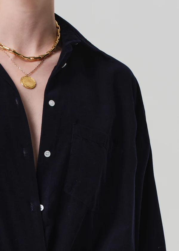 Citizens Of Humanity | Kayla Shirt - Navy Corduroy