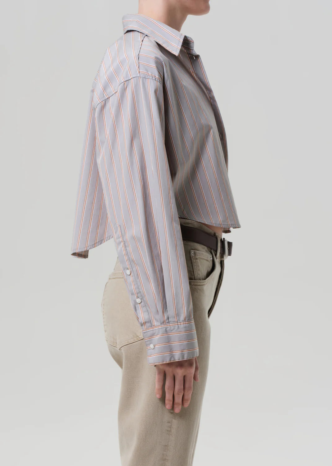 Citizens Of Humanity | Ana Cropped Shirt - Woven Stripe