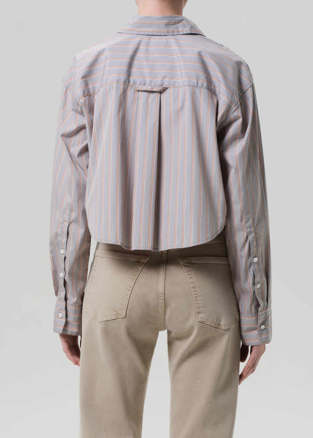 Citizens Of Humanity | Ana Cropped Shirt - Woven Stripe