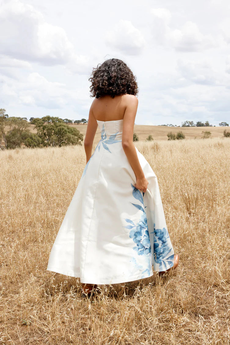 Aston Studio | Audrey Gown - Cerulean Peony