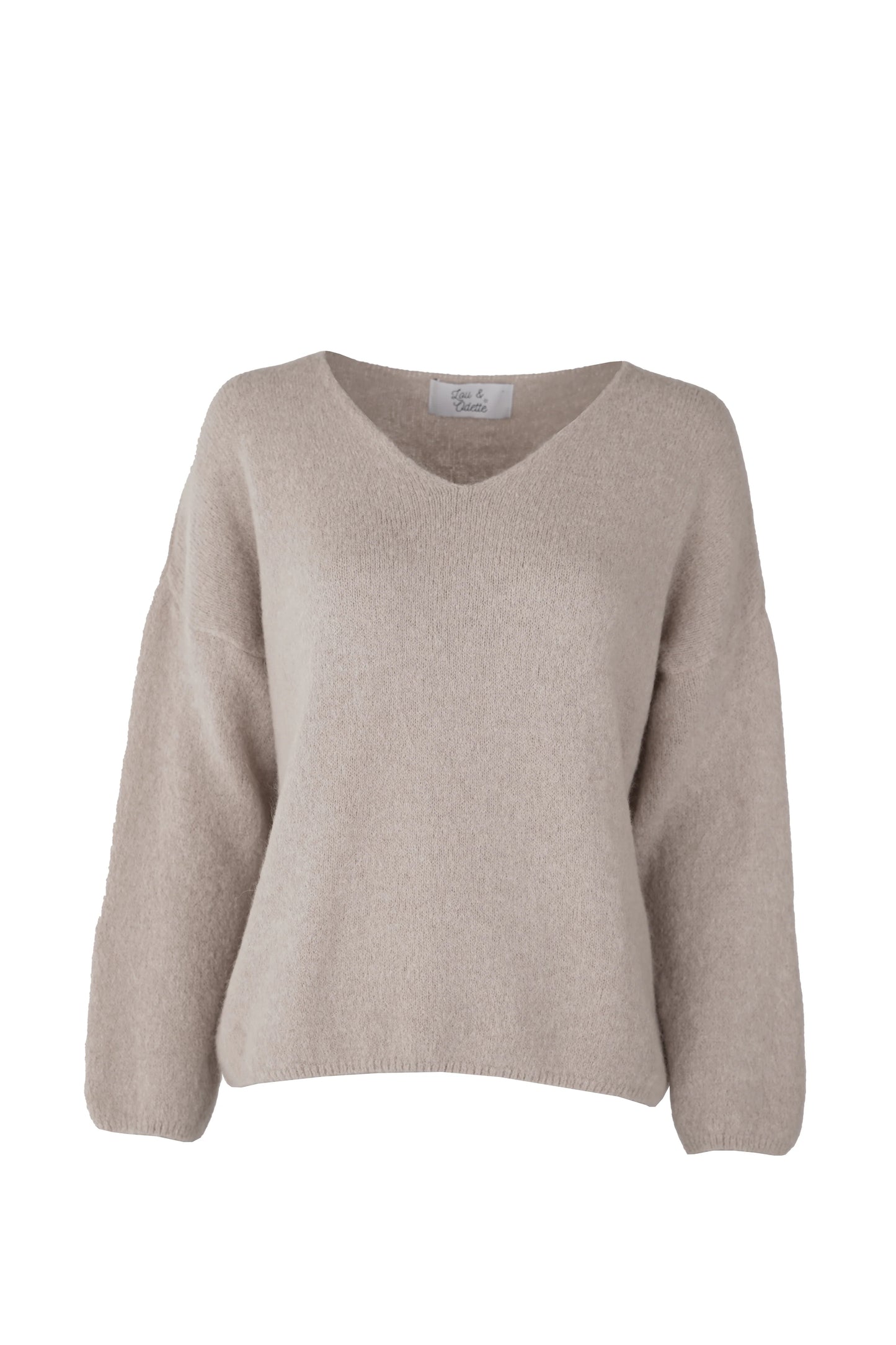 Lou & Odette | Bibi Pullover V-neck - Sand