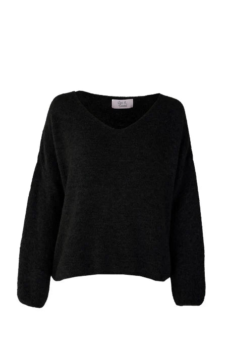 Lou & Odette | Bibi Pullover V-neck - Black