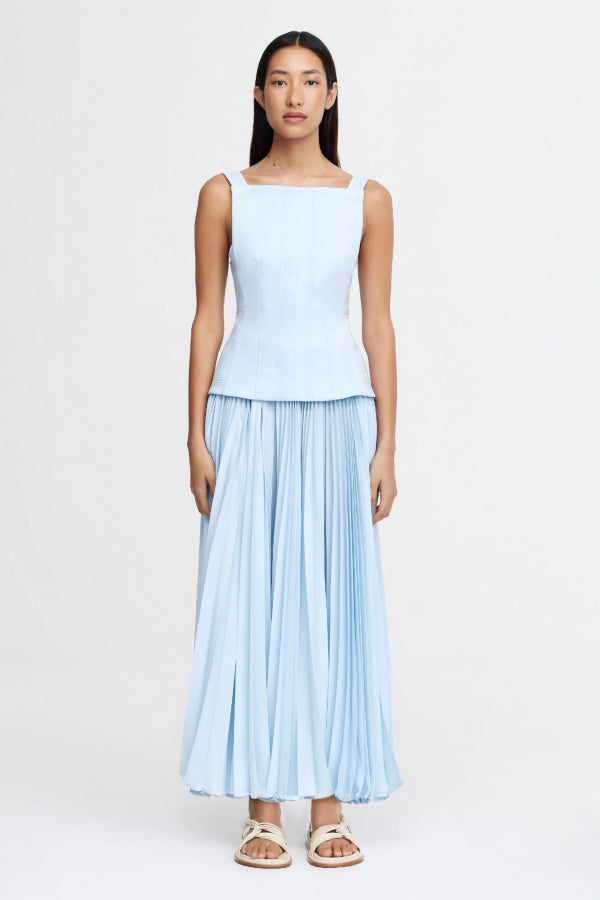 Acler | Hollinshill Maxi Dress - Baby Blue