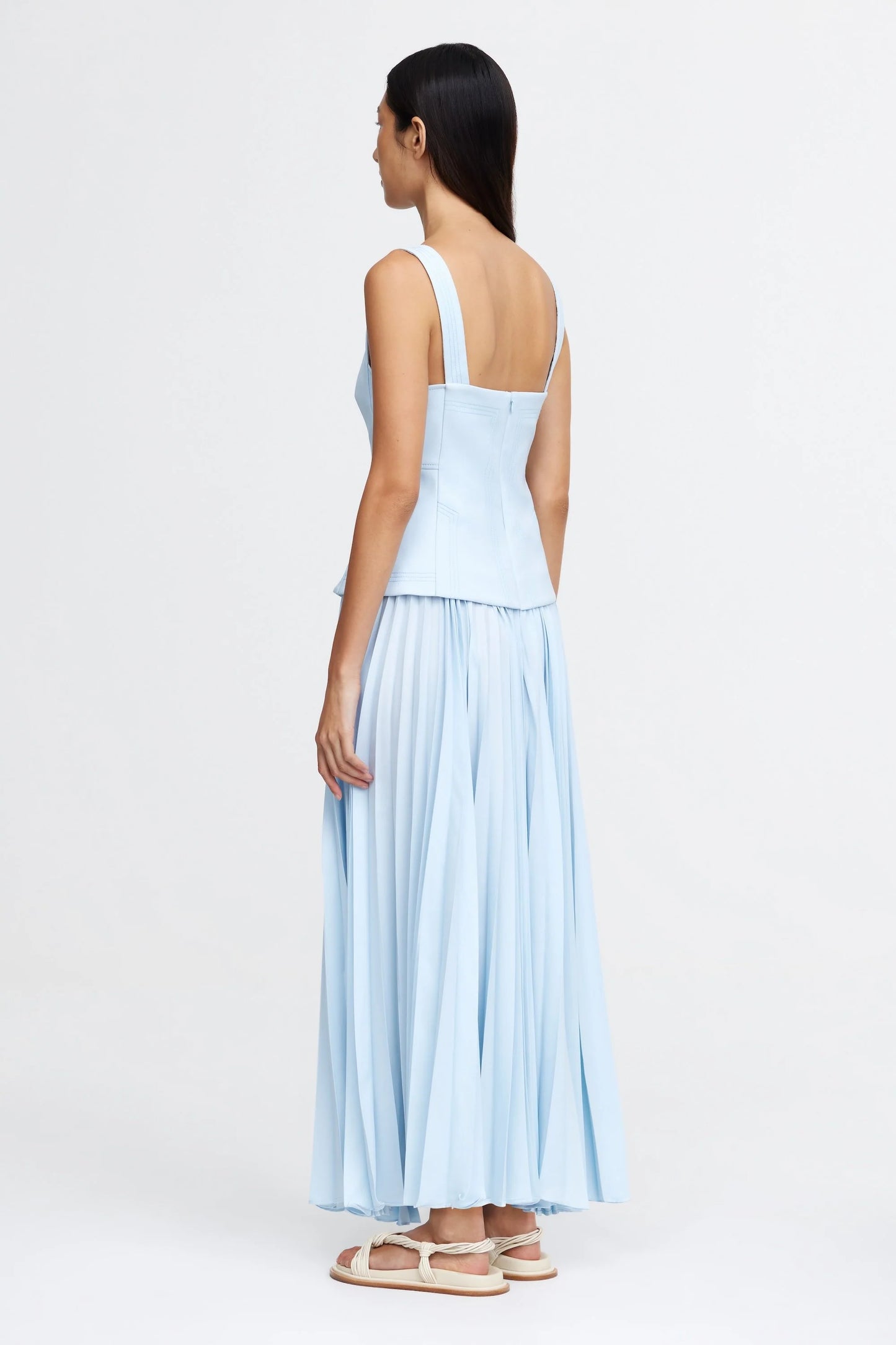Acler | Hollinshill Maxi Dress - Baby Blue