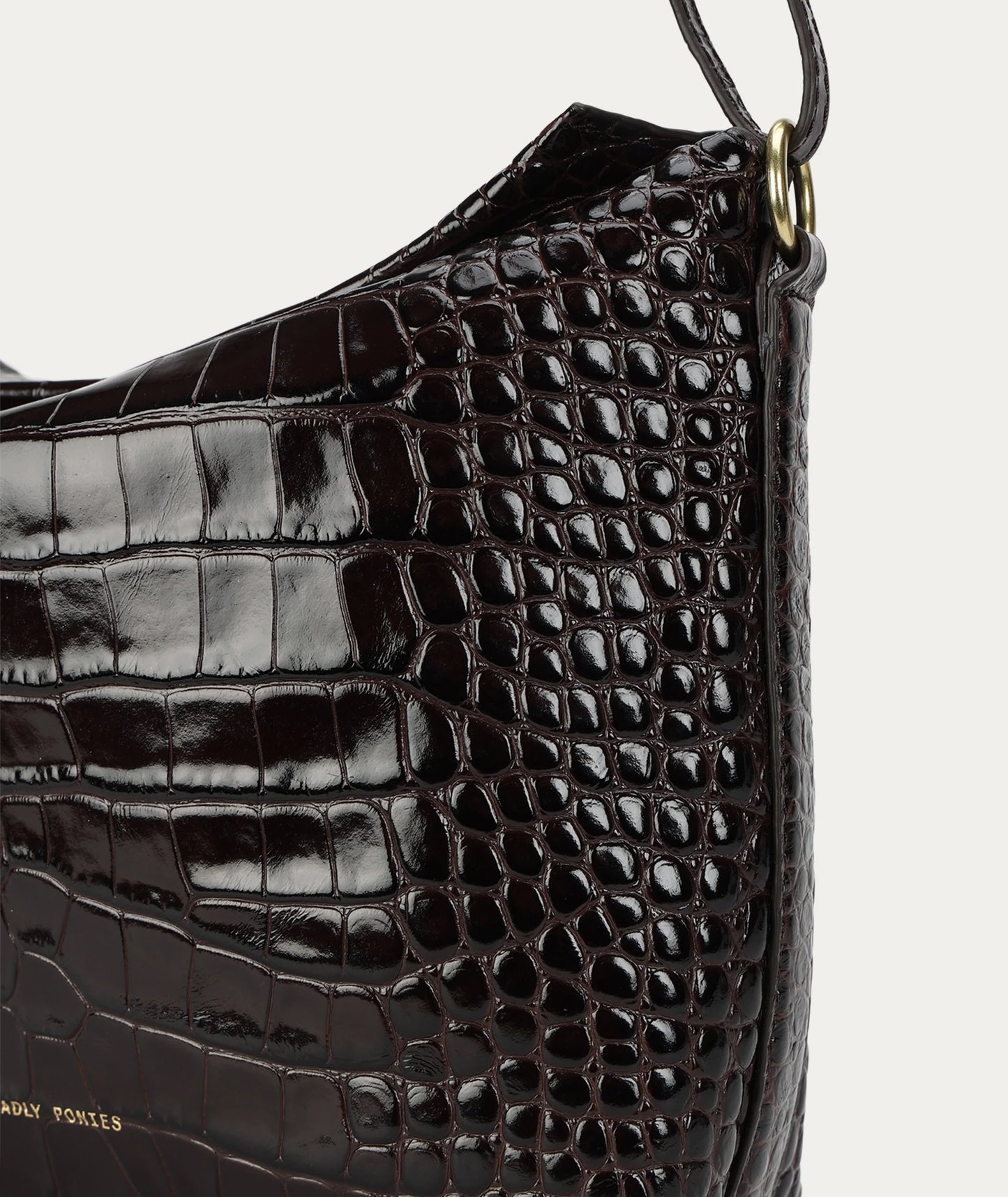 Deadly Ponies | Mr Piper - Espresso Croc