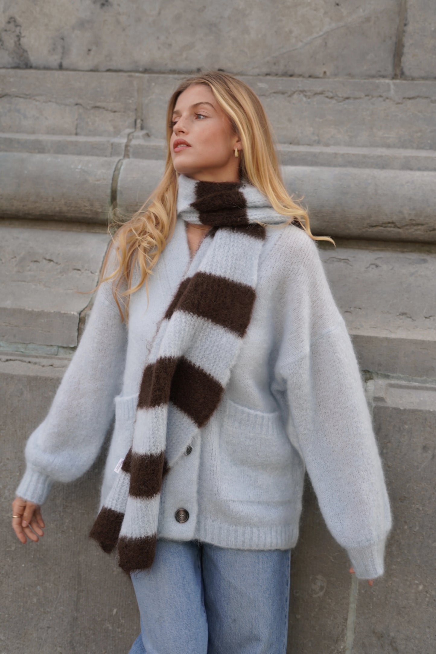 Les Tricots D'o | Charlie Cardigan - Pastel Blue