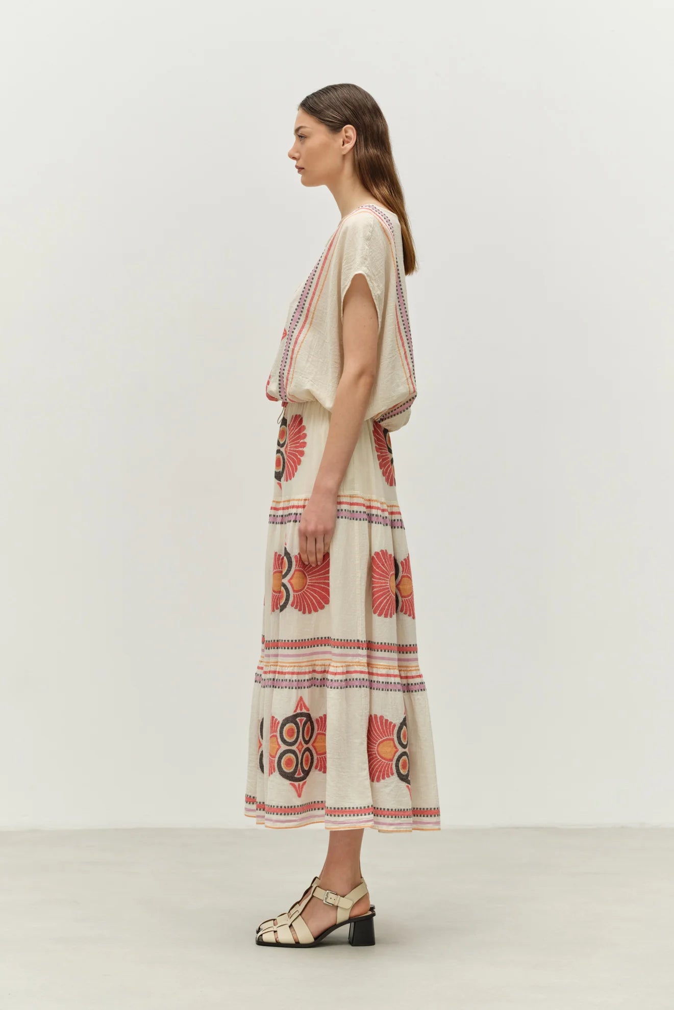 Devotion Twins | Loki Blouse - Red /Ecru