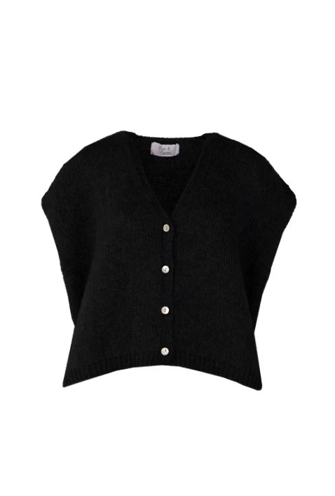 Lou & Odette | Elli Sleeveless V-Neck - Black