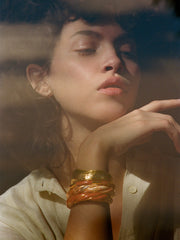 Aurélie Bidermann | Diana Bangle - Tie-Dye Terracotta