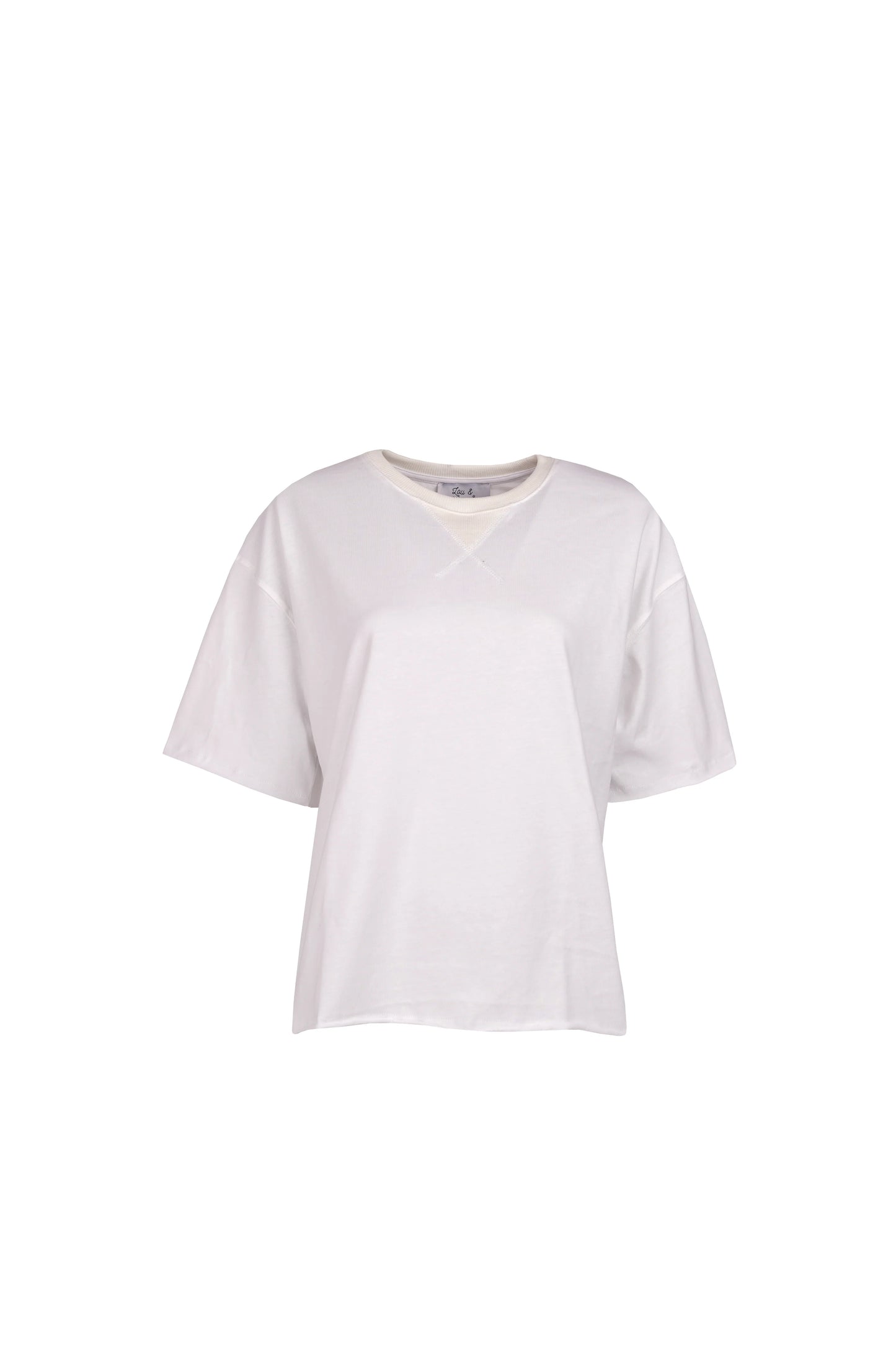 Lou & Odette | Lou Short Sleeve Sweatshirt - White