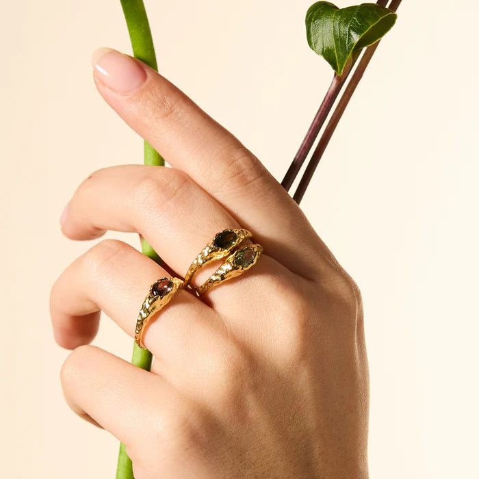 Agapée | Maria Mini Ring - Green