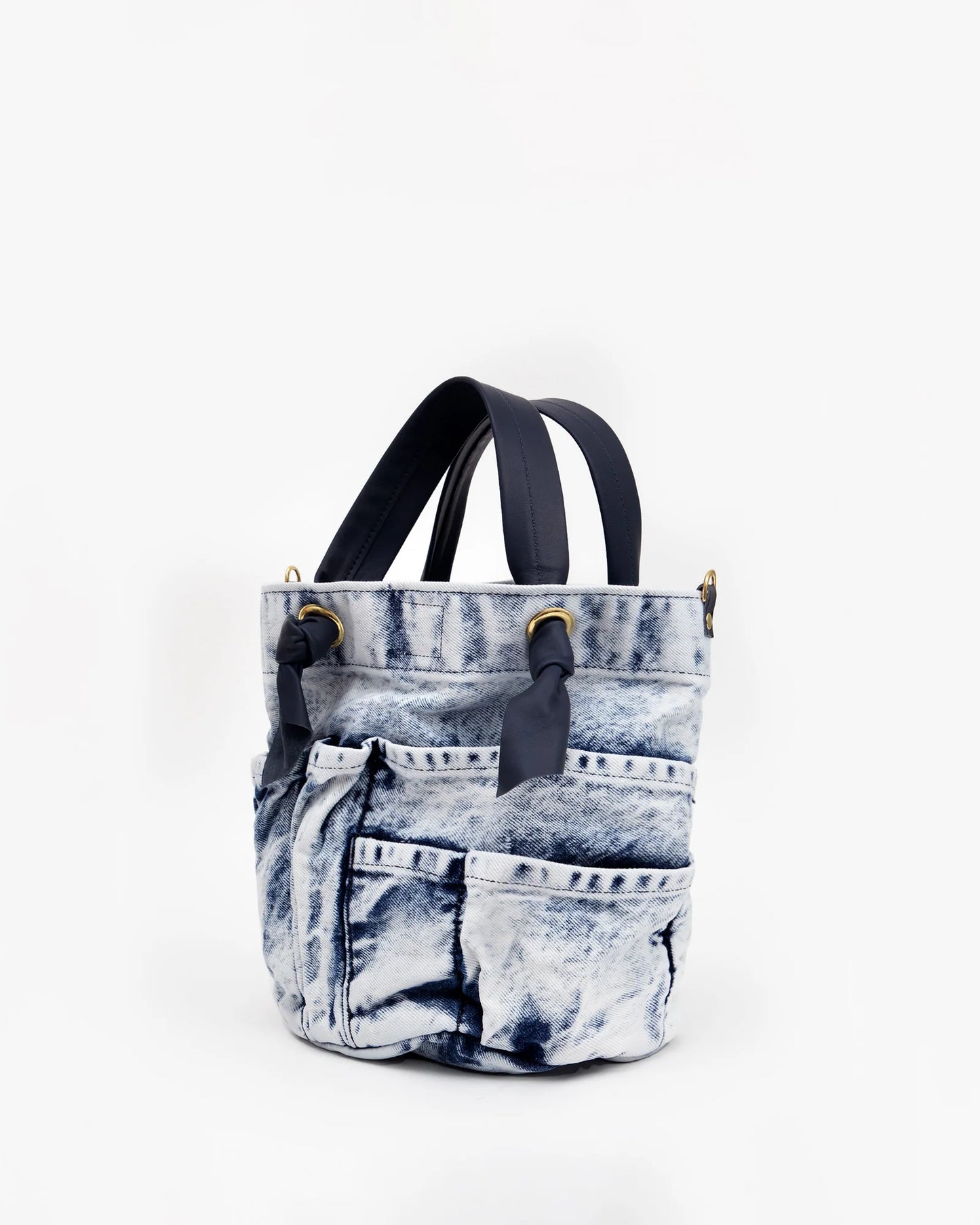 Clare V. | Marine Denim Bag - Acid Wash