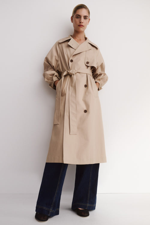 Morrison | Rory Trench Coat - Biscuit