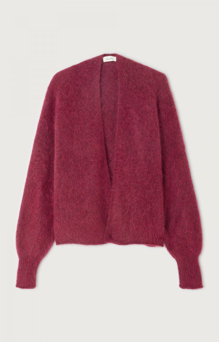 American Vintage | Nuny Cardigan - Burgundy Melange