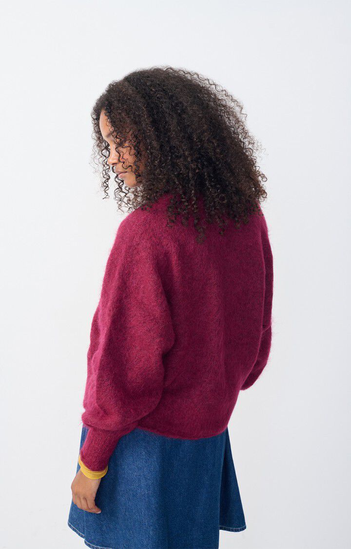 American Vintage | Nuny Cardigan - Burgundy Melange