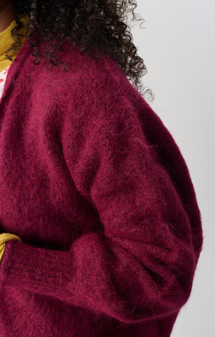 American Vintage | Nuny Cardigan - Burgundy Melange