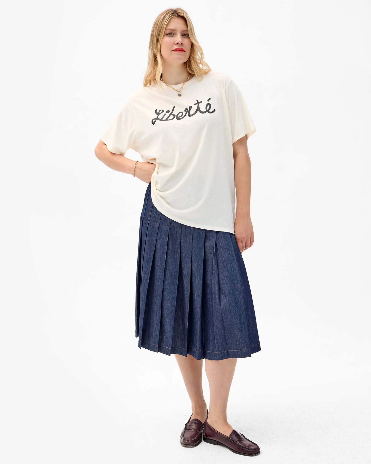 Clare V. | Original Tee Liberte - Cream