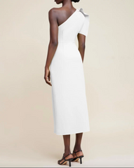 Acler | Rogeron Midi Dress - Ivory