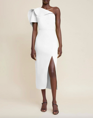 Acler | Rogeron Midi Dress - Ivory