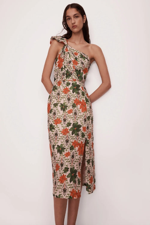Morrison | Solaria Linen Dress - Print