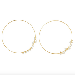 Elvis Et Moi | Lexie Pearl Earrings - Gold