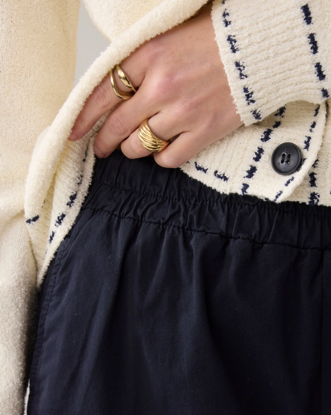 summum || Palazzo Pants - Midnight Blue