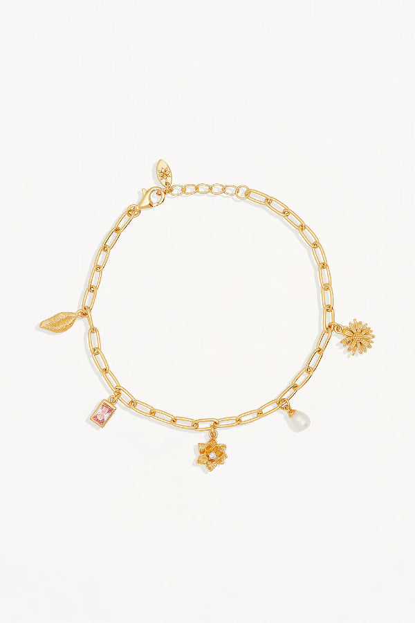 By Charlotte | Bloom With Grace Bracelet - Gold