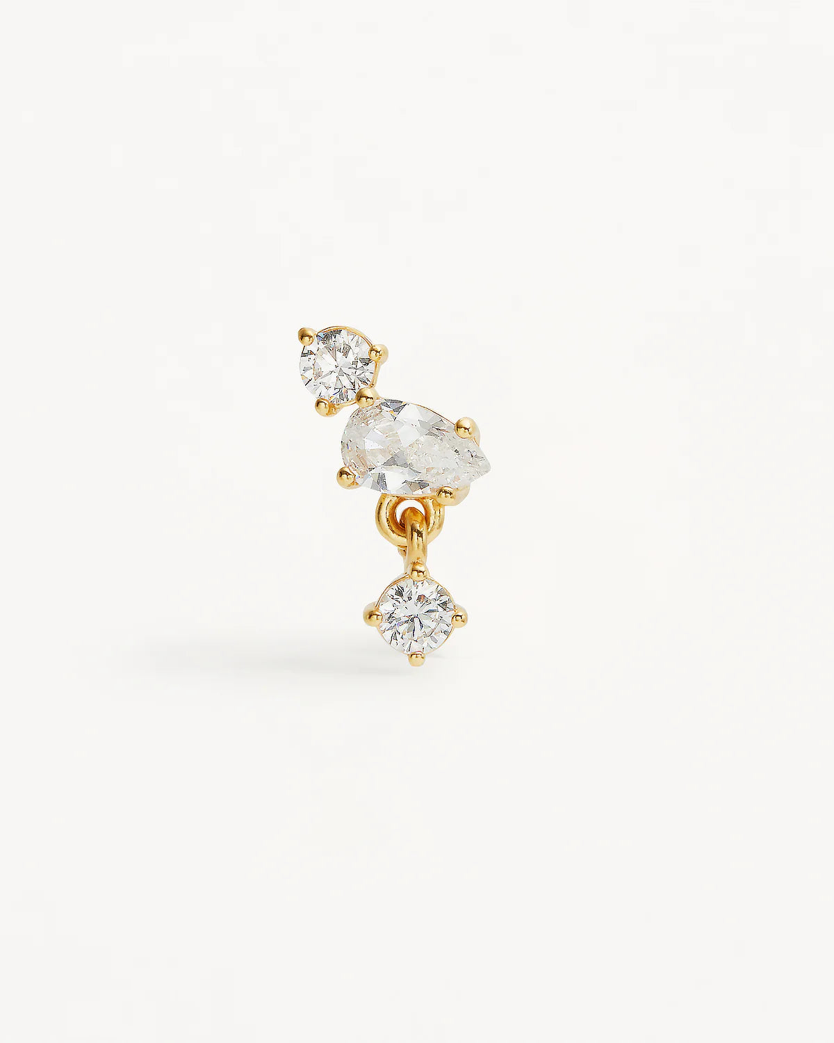 By Charlotte | No Rain, No Flowers Studs- Gold