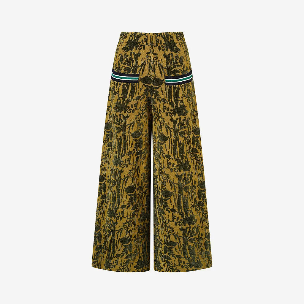 Mes Demoiselles | Bandi Bangalore Pants - Green/Gold