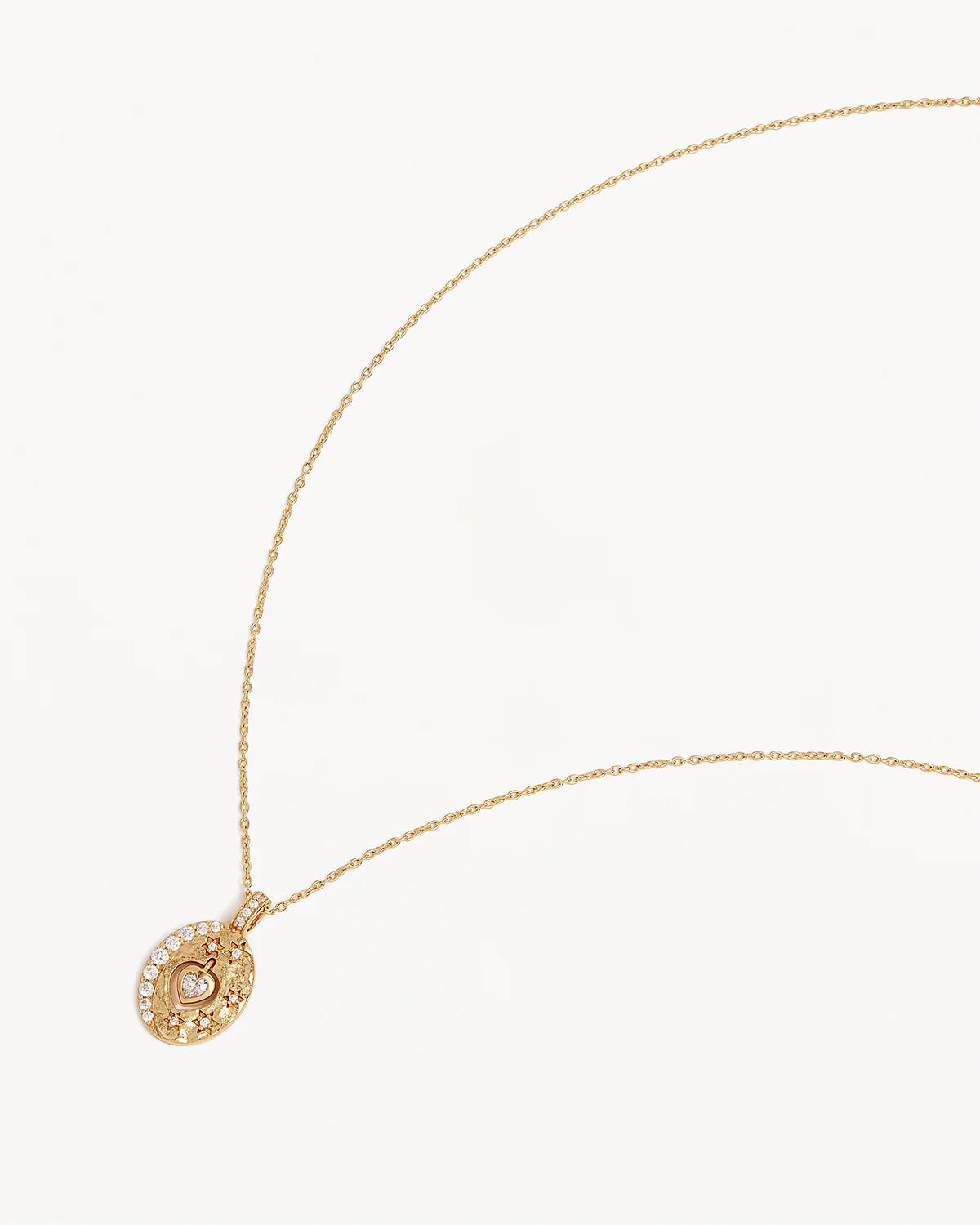 By Charlotte | Love You To The Moon And Back Necklace - Gold