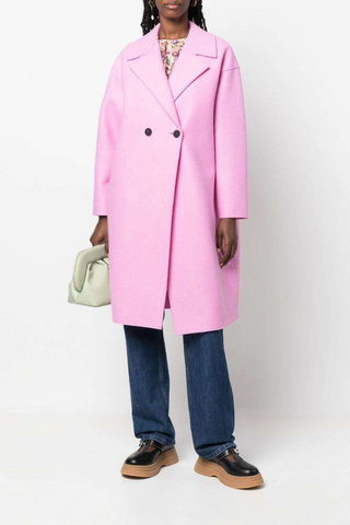 Harris Wharf | Double Vented Trench Coat - Wild Lilac