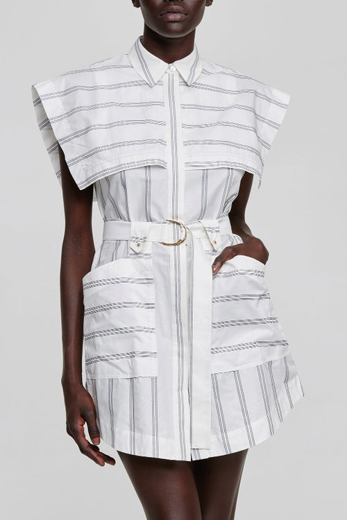 Acler | Morton Dress - Chambray Stripe
