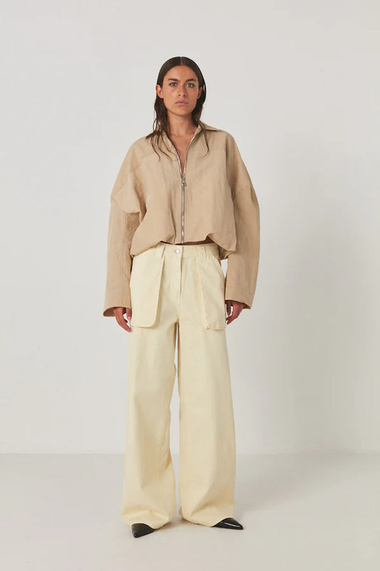 Rabens Saloner | Isha Canvas Light Pocket Pant - Vanilla