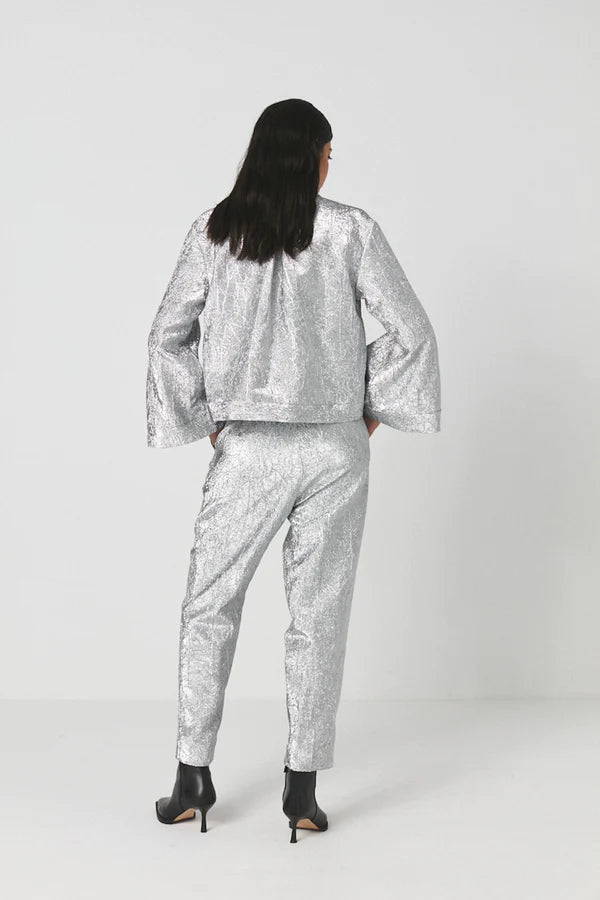 Rabens Saloner | Bello Pant - Silver Glimmer