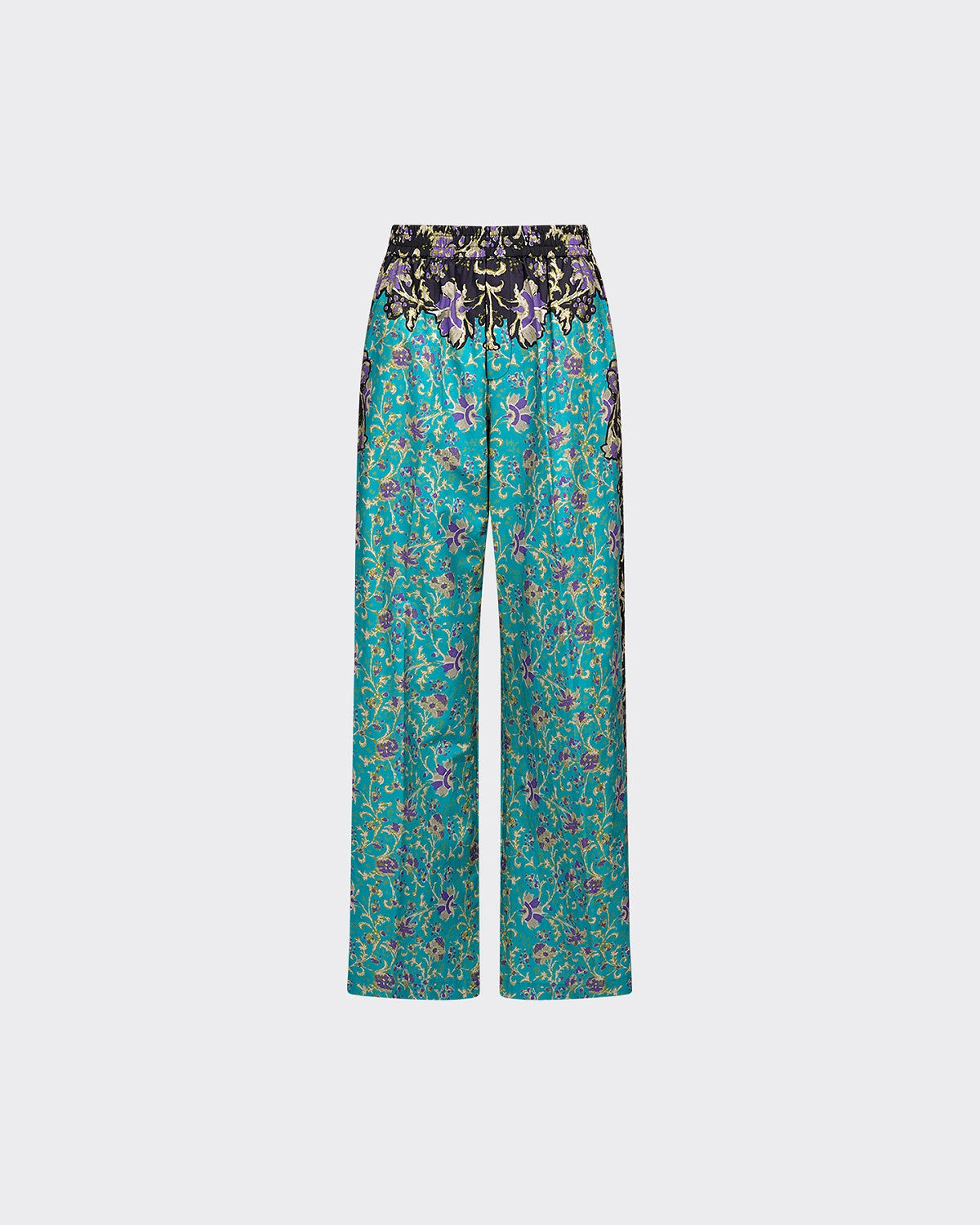 Mes Demoiselles | Papili Pants - Black/Turquoise