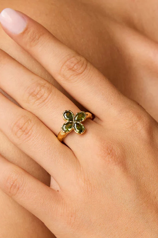 Agapée | Fausta Ring - Green