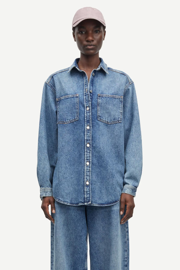 Samsøe Samsøe | Saeleanori Denim Shirt - Indigo