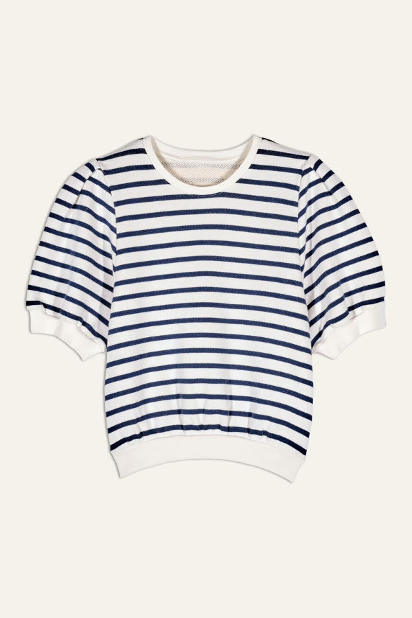 Ba&sh | Tamar Short-Sleeve Sweatshirt - Ecru