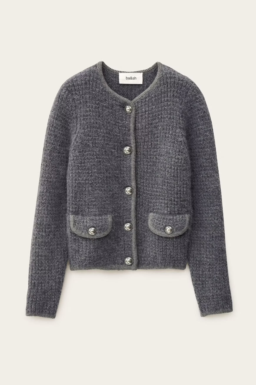 Ba&sh | Harry Knit Cardigan - Anthracite